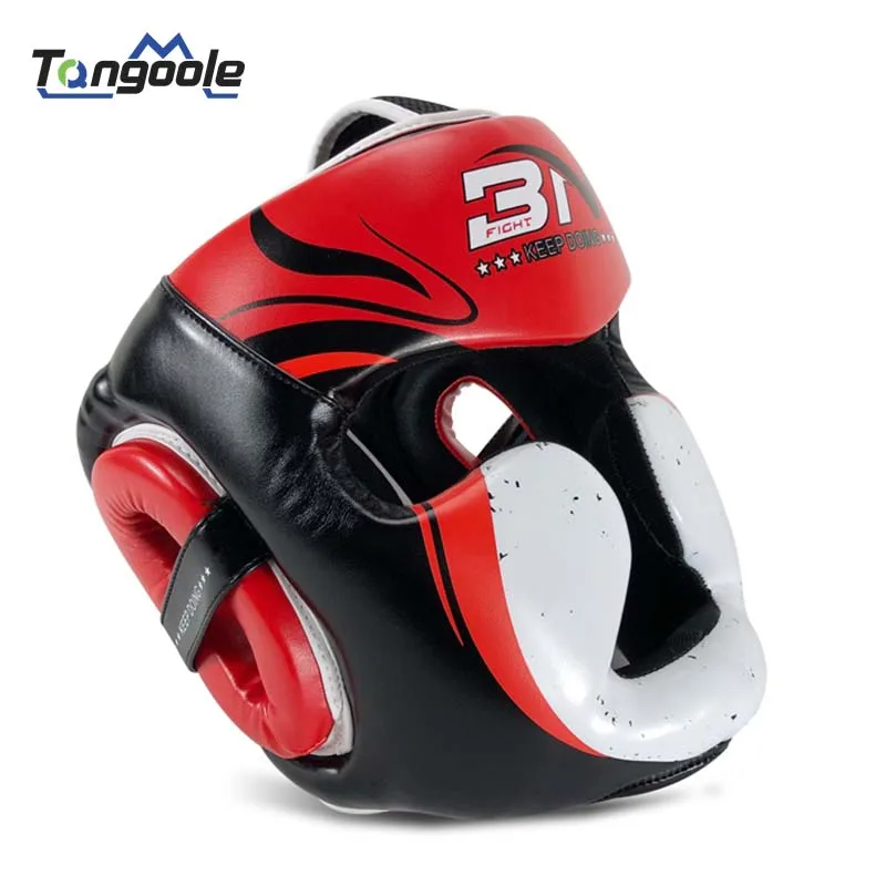 BNPRO Peking Opera Muay Thai MMA Boxing Helmet Kids Adults Grappling Martial Arts Headgear Protector Wushu Training Equipment