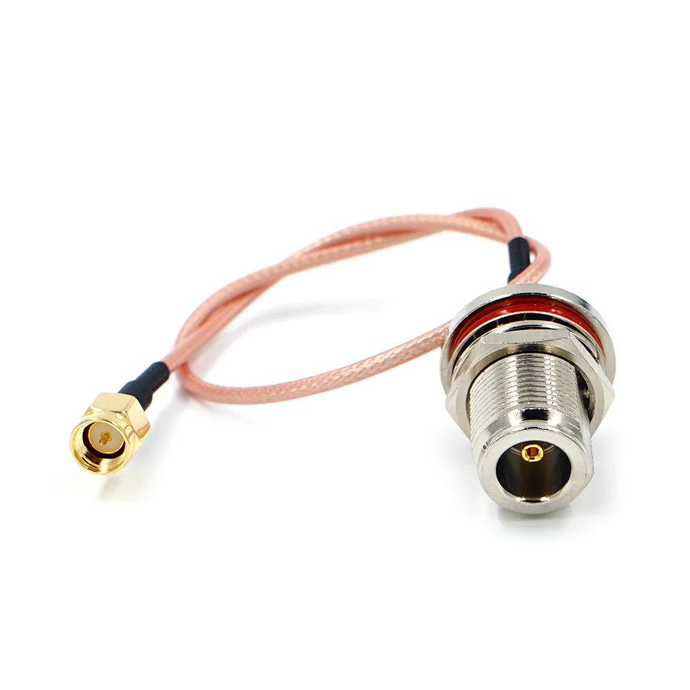 RF Adapter N Female Bulkhead To SMA Male Plug conncetor RG316 Pigtail Cable RF Coaxial Cables Jumper Cable