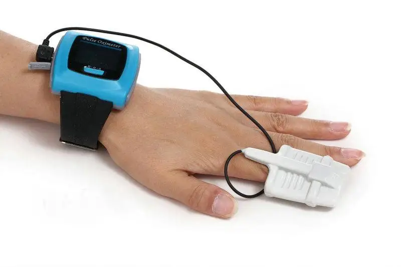 50f CE Orologio da orologio da polso Oximetro digitale, wireless Bluetooth, allarme, Contec