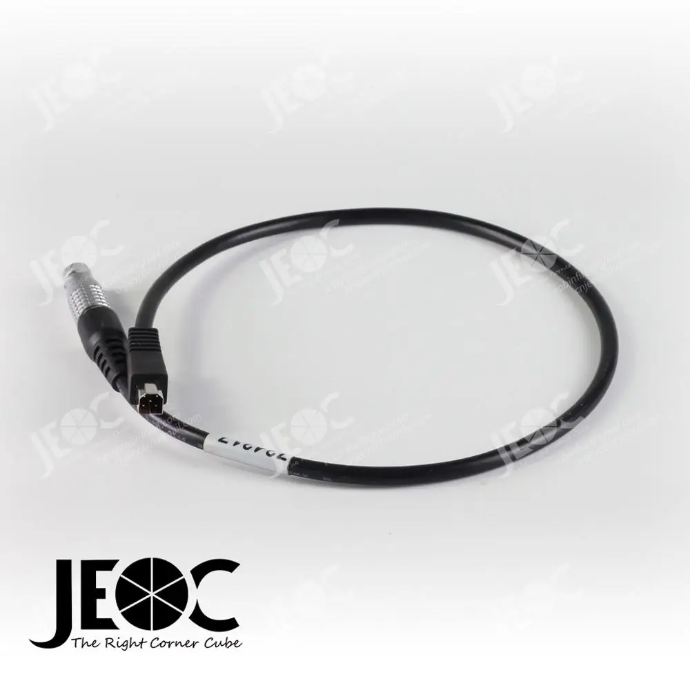 JEOC GEV171, Charger Cable for Leica Battery, round 5pin to hexagon 5pin