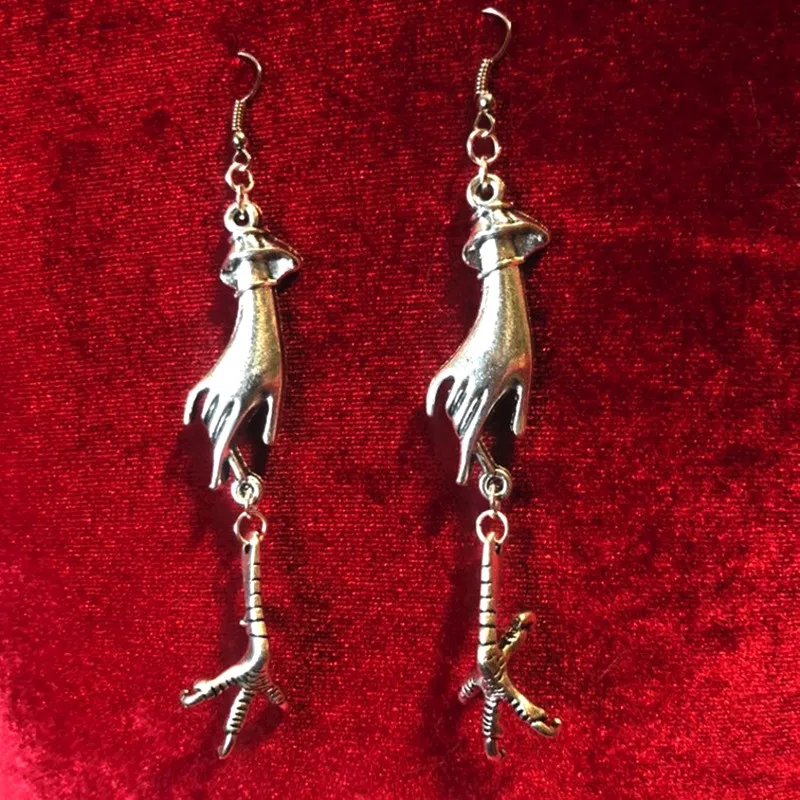 Voodoo Witch earrings Hand Gothic The eagle claw Fashion Jewellery statement wicca women gift 2020 new unique beautiful