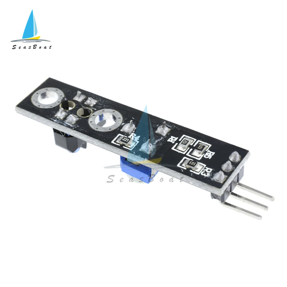 10PCS/lot IR Infrared Line Reflection Track Follower Sensor TCRT5000 Obstacle Avoidance For Arduino AVR ARM PIC DC 3.3V-5V