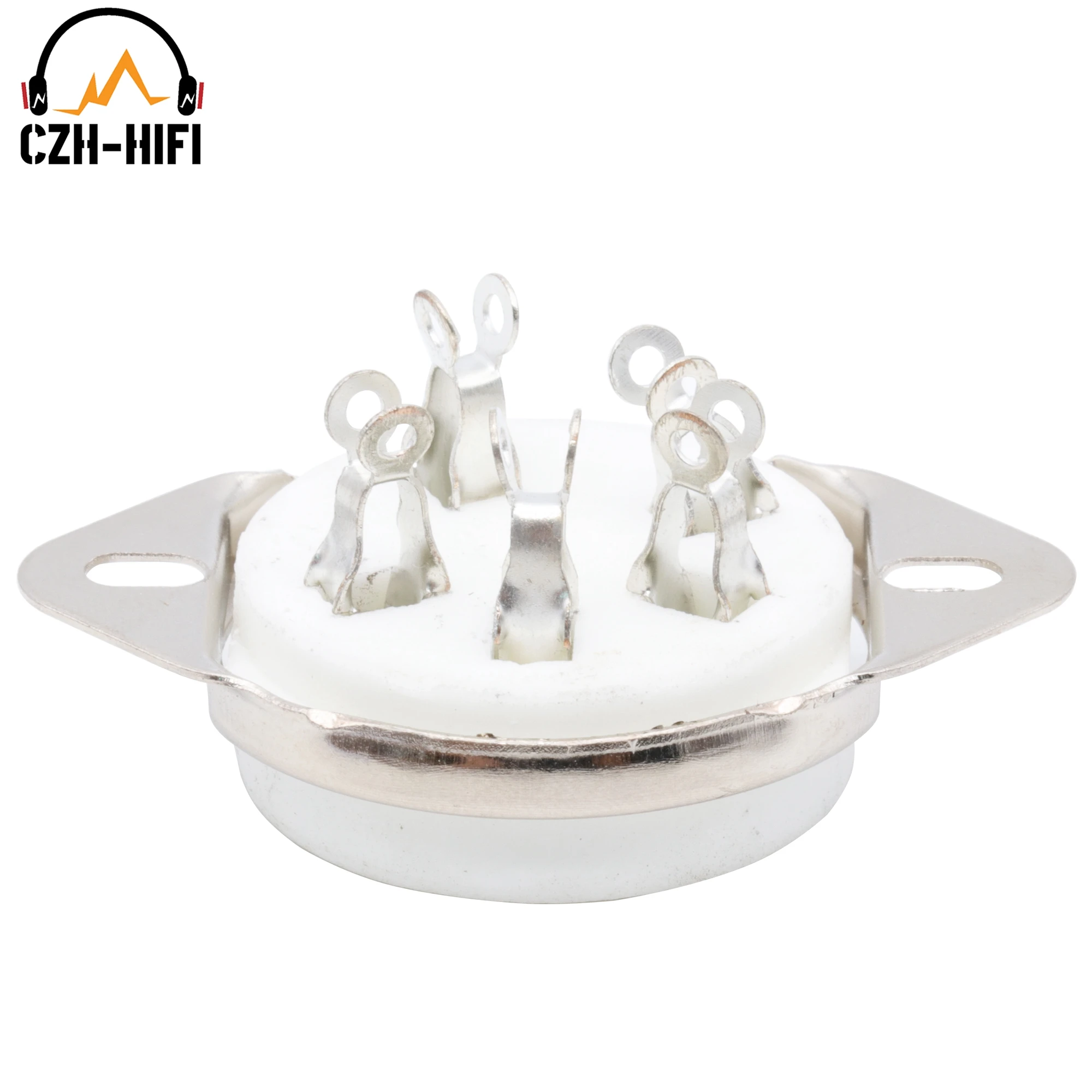 1PC 5PIN TUBE SOCKET Ceramic Valve Base for 807 24 27 37 47 56 76 FD422 WE272A WE311A Vintage Audio Amplifier DIY Gold/Tin Plate