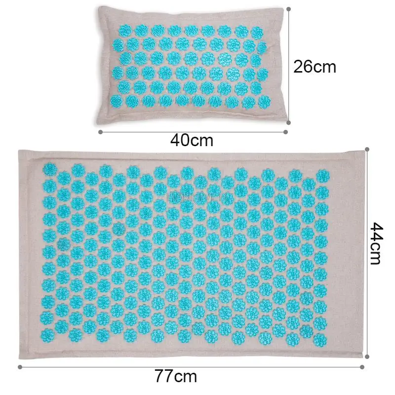 Acupressure Mat Massage Pillow Yoga mat Acupuncture Lotus Spike Cushion body back Massager Relieve Stress Pain