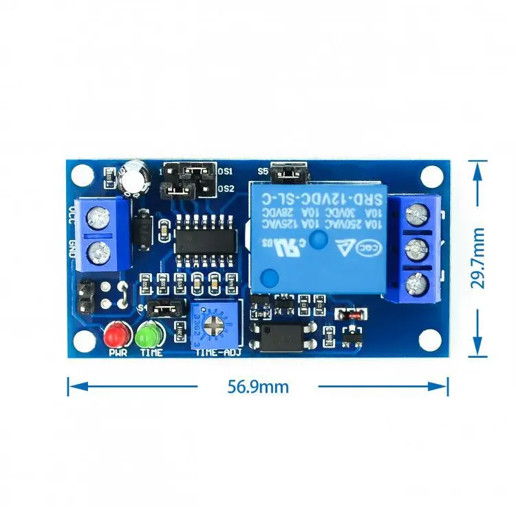 DC 12V Time Delay Relay Module Delay Turn On Delay Turn Off Relay Switch Module With Timer DC 12 V Volt Timing Relays Board