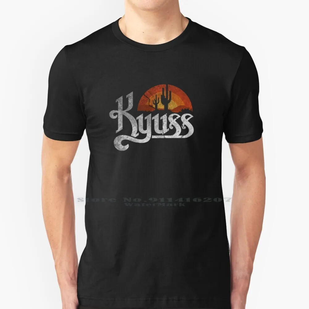 Kyuss T Shirt Cotton 6XL Music Group Band Palm Desert California 1987 Josh Homme John Garcia Brant Bjork Chris Cockrell Sons Of