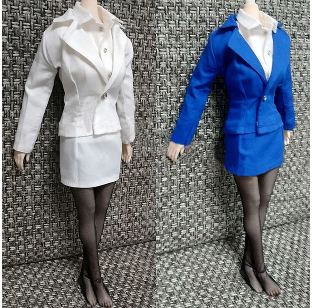 1/6 Scale Professional OL Suit Jacket Skirt jacket short skirt Set  Model Fit 12'' Female Soldier Action Figure Body