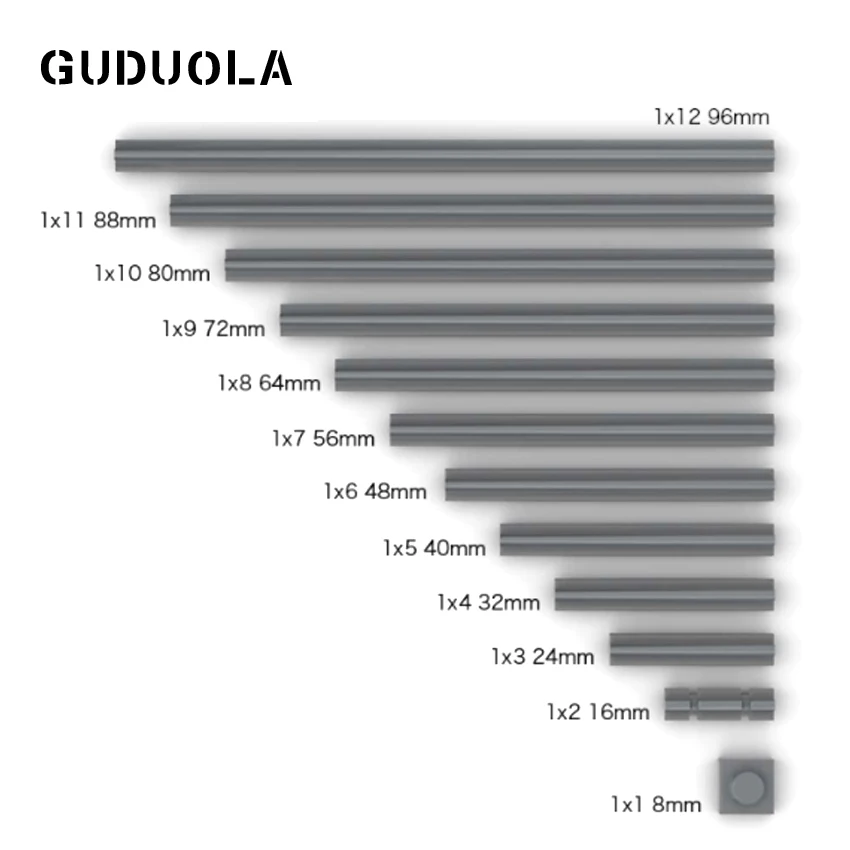 Guduola Parts Axle 11 (23948) Module Bricks Special Circles and Angles Building Blocks MOC Assebly Toys 30pcs/LOT