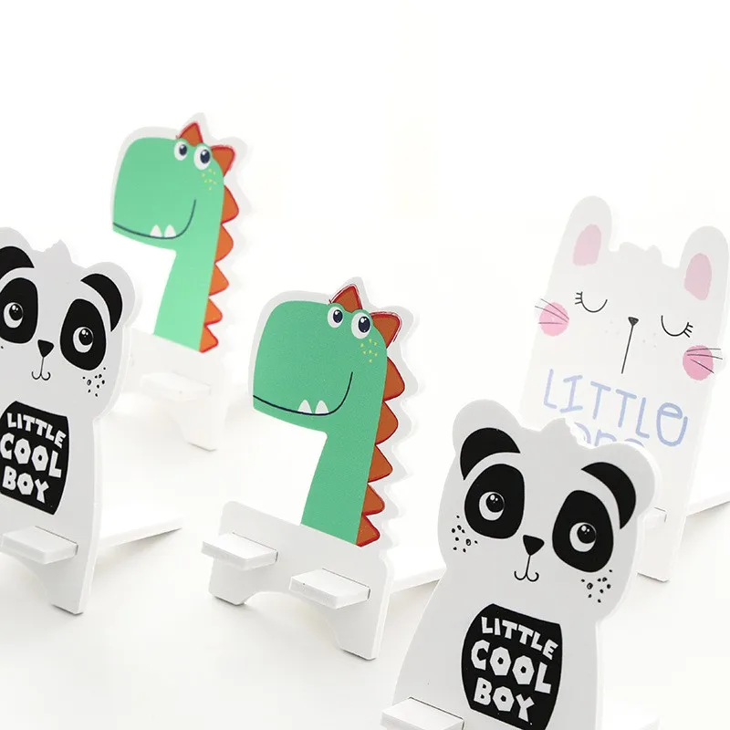 Soporte de teléfono de escritorio con forma de Animal de madera, soporte Universal para Iphone, Samsung, Huawei, Xiaomi, soporte de teléfono de viaje para tableta