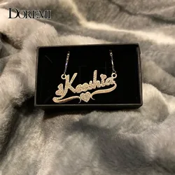DOREMI 316L Stainlesss Custom Name Necklaces Pendant Letters Necklace for Women Custom Chain Jewelry Children Personalized Gold