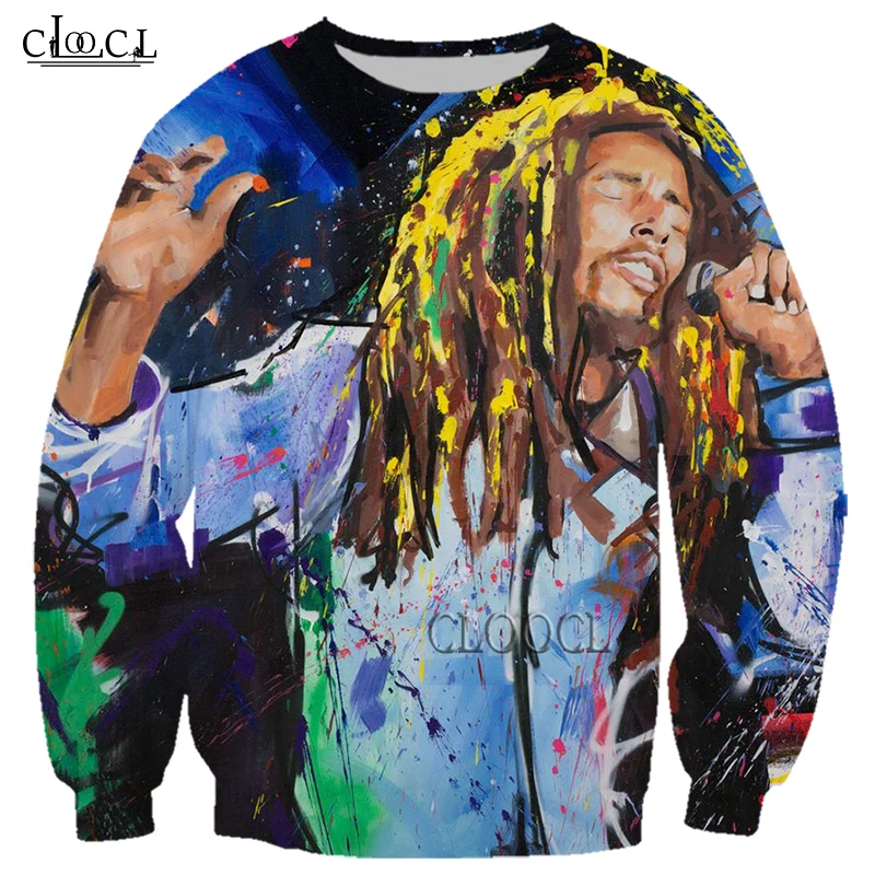 CLOOCL Singer Reggae Creator Bob Marley 3D Print Men Women Casual Fashion Hip Hop Tracksuit Harajuku Pullover Drop Shipping