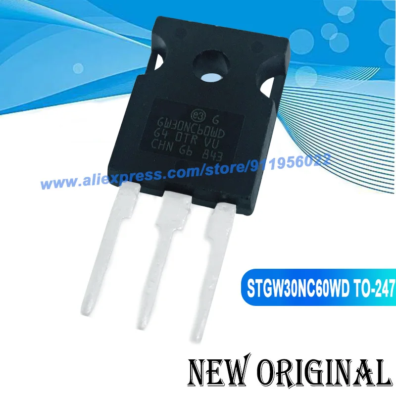 (5 Pieces) GY40NC60VD STGY40NC60VD TO-247 600V / G80H65DFB STGW80H65DFB-4 GW30NC60WD STGW30NC60WD 600V TO-247