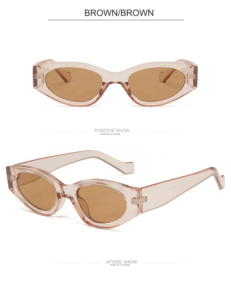 OEC CPO Vintage Cat Eye Sonnenbrille, grüner Punk-Stil, UV400-Schutz, ovale Form, modische Brillen für Damen und Herren – Detail 6