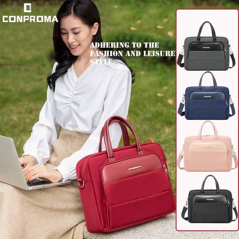 Shockproof Computer Shoulder Briefcase Bolsa para Notebook Air Pro Huawei Lenovo Dell 13.3 in 14 in 15 in Negócios Matebook