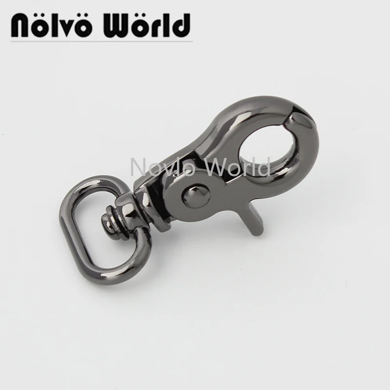 Nolvo World 20 pcs 13-16-19-25mm 6 colors Zinc Alloy Swivel Clasp Cloth Chains Apparel Handbags Luggage Jewelry Hardware