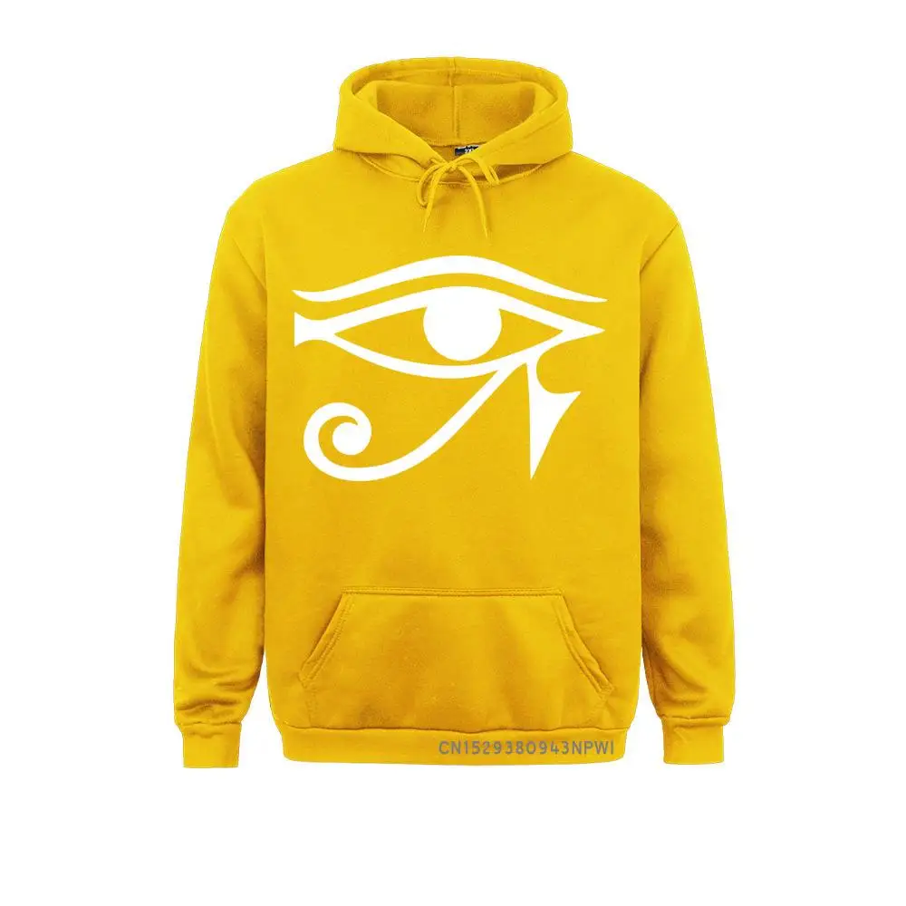 Eye Of Horus Hoodies Men Egyptian God Print Anime Pullover Homme Moon Signal Simple Hipster Egypsweatshirts EU Size