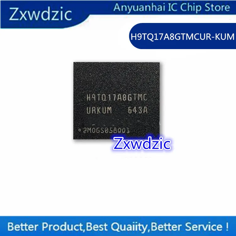 

2 шт., 100%, новая Оригинальная Φ микросхема памяти BGA H9TQ17A8GTMCUR