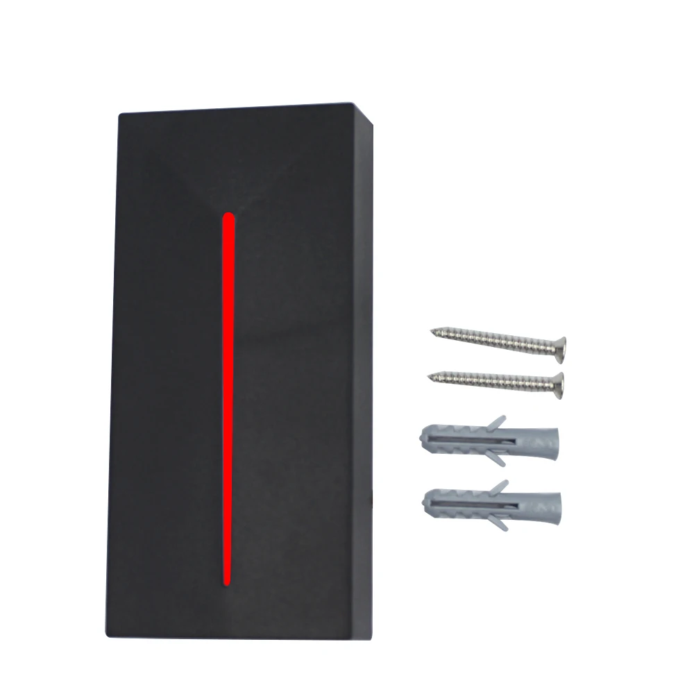Lector de tarjetas de proximidad para Control de acceso, lector de tarjetas pequeño de 13,56 MHZ/125KHZ, resistente al agua IP68, lector de tarjetas