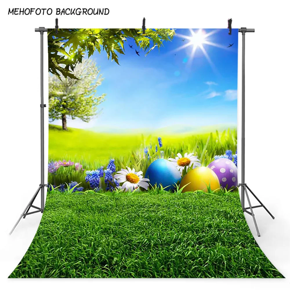 

Newbron backdrop for photography spring easter background for photo booth studio blue sky newborn baby shower backdrops vinyl