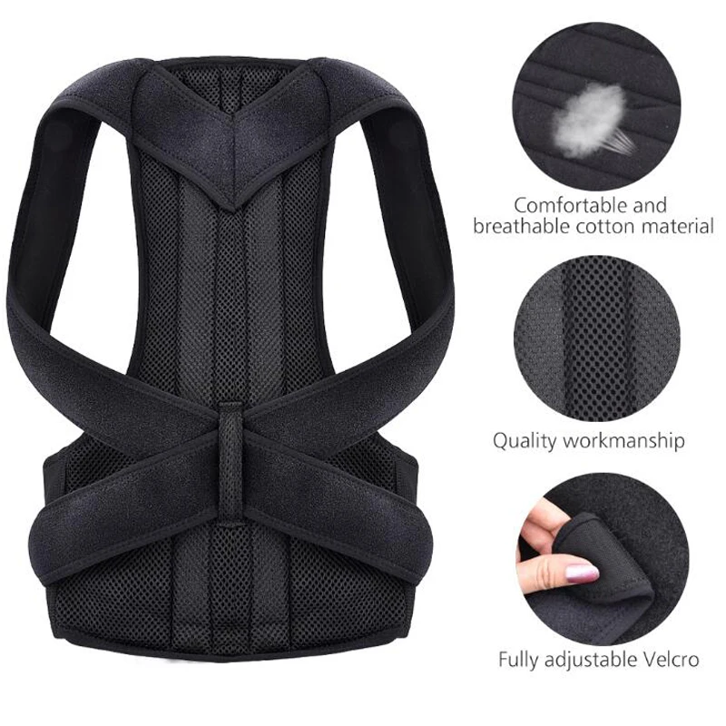 Adjustable Posture Corrector Orthopedic Men And Women Back Support Braces Shoulder Back Corrector Health Care Band Belt