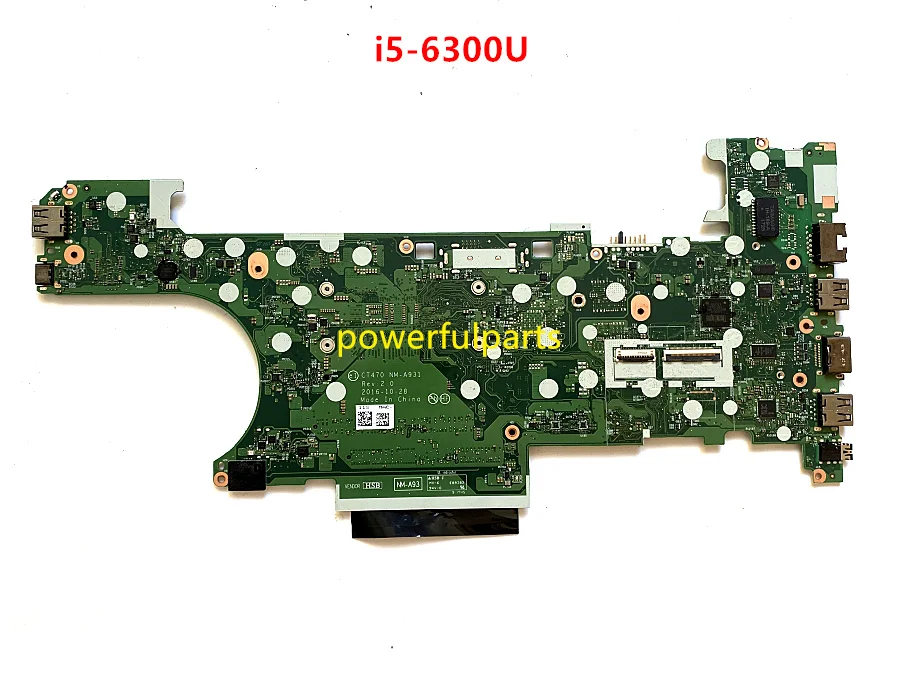 CT470 NM-A931 Motherboard For Thinkpad T470 01HW539 1HX648 01AX969 01HW531 01HW540 01HW528 01HW527 i5 i7 Working Good