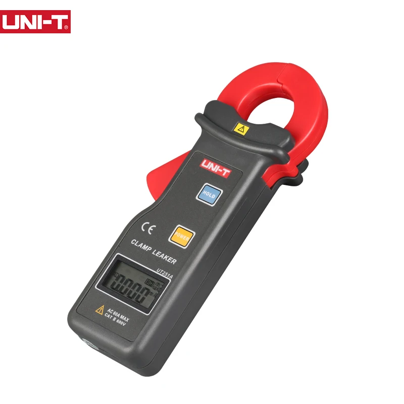 Medidor de Corrente por Vazamento Fábrica Ut251a ac Testador de Precisão de Alta Sensibilidade 600a para Motor Elétrico com Tela Lcd