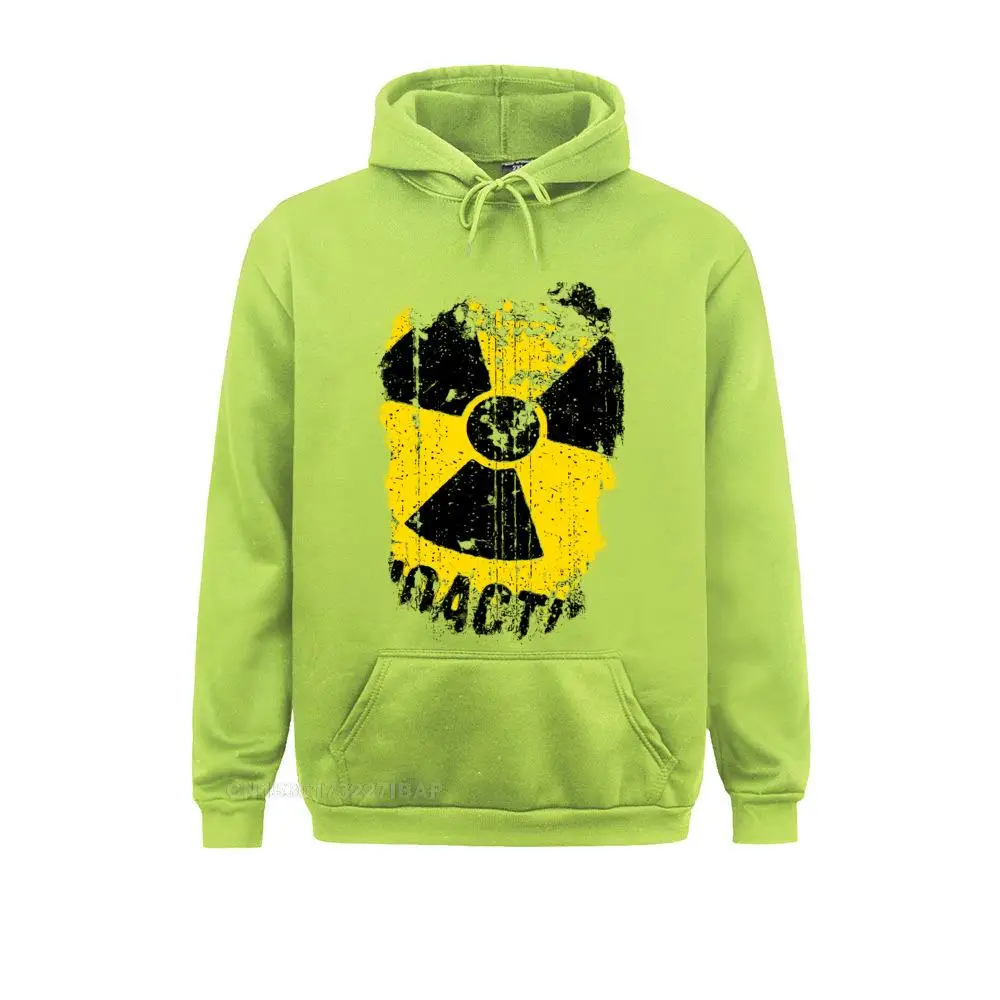 Men Hoodie Let's Get Radioactive Novelty Cotton Nuclear Radiation Russia Hooded Pullover Clothing Summer