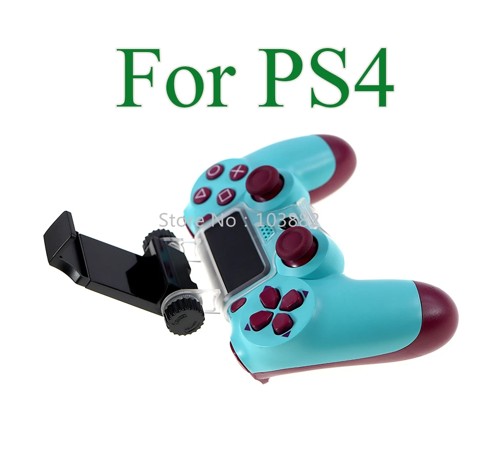 20pcs Game Controller Smart Phone Clip Clamp Mount Adjustable Bracket Handset For Android smart phone Holder For PS4 Controller