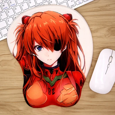 

Game Asuka Langley Soryu Ayanami Rei NieR:Automata YoRHa No. 2 Type B Anime 3D Gaming Mouse Pad Mat Big Breast Otaku Gift