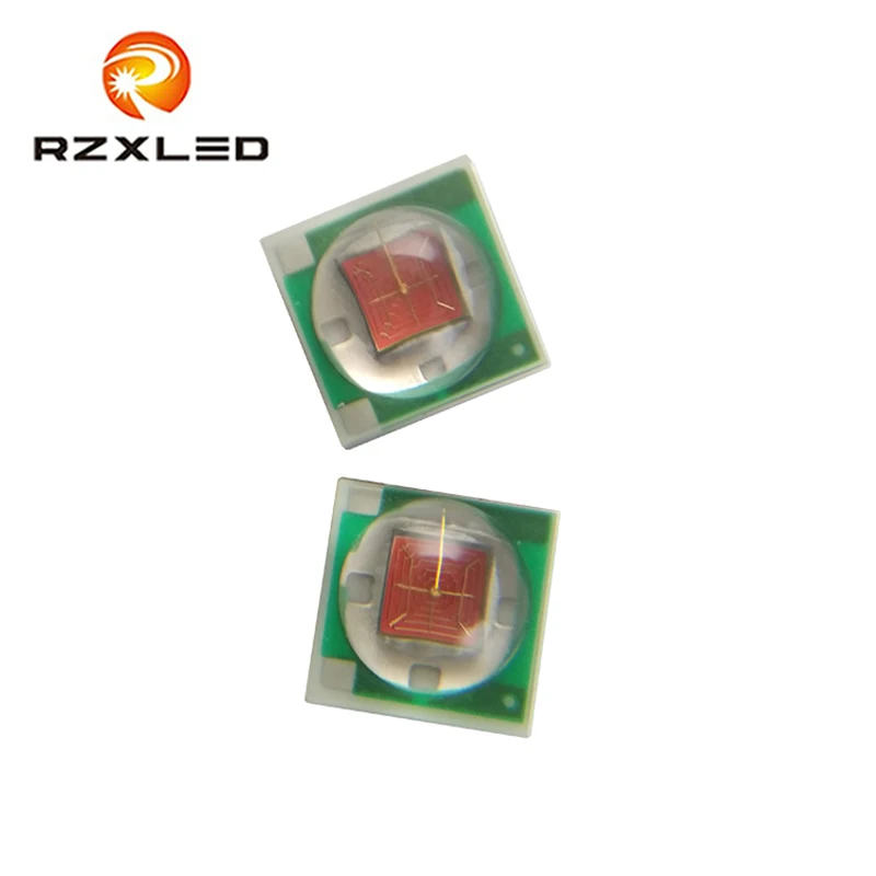 10PCS/Lot LED 3W 700MA 2.3V Red620NM 625NM 630NM Suface Mount 3535Package Chip For Navigation Light