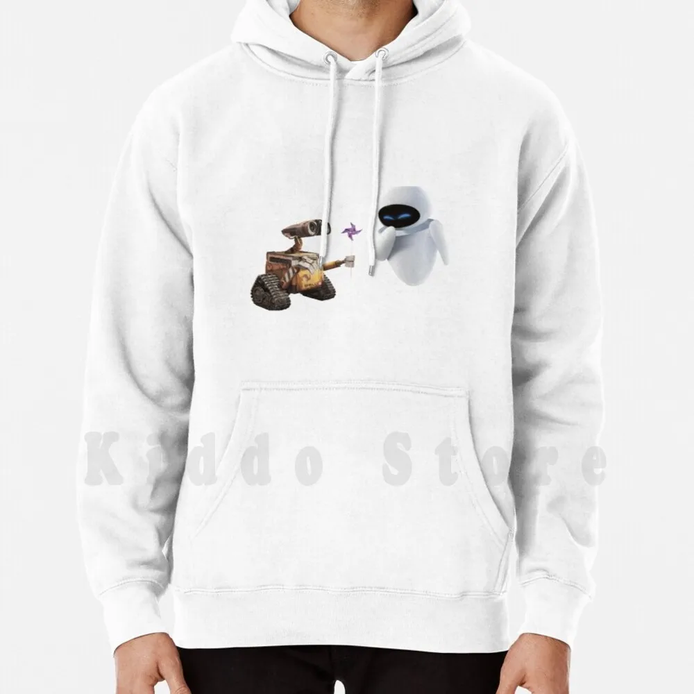 Hoodies Long Sleeve Pixar Walle Animation Eve Robot Trailer Robots Film Pixar Wall Movie Adventure