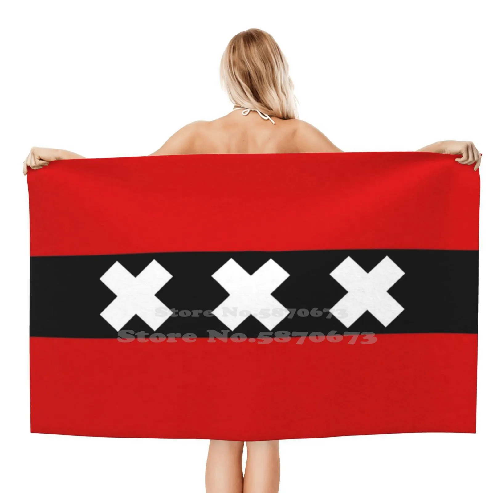 

Football Voetbal Soft Comfortable Bath Towel Outdoor Soccer Ajax Flag Sche Nederland Netherlands Holland Vir Soccer Sports 19 19