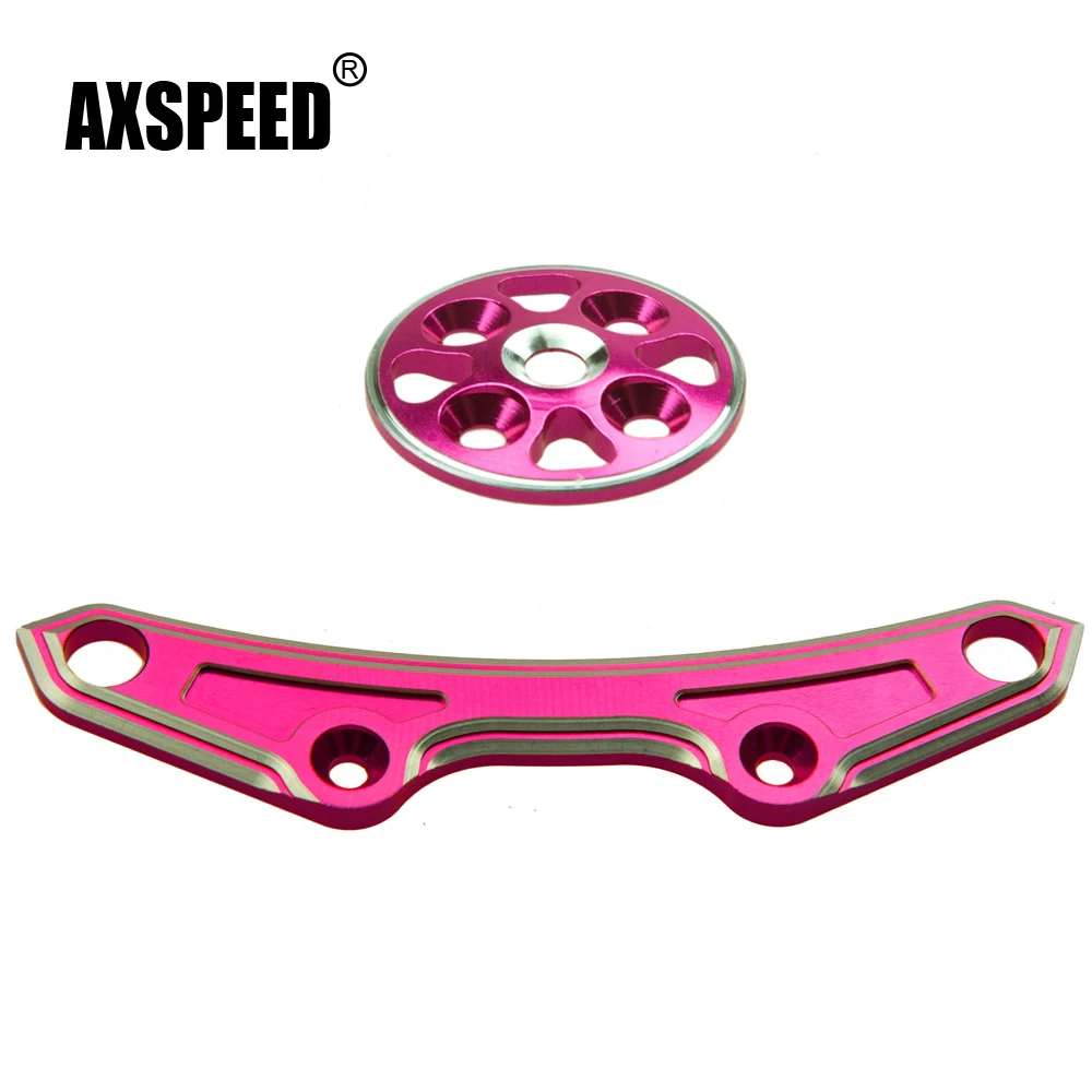 AXSPEED Aluminium Getriebe Abdeckung Kappe Anti-kollision Schwamm Befestigungs Platte für 3Racing Sakura D4 AWD RWD 1/10 RC sport Drift Auto Teile