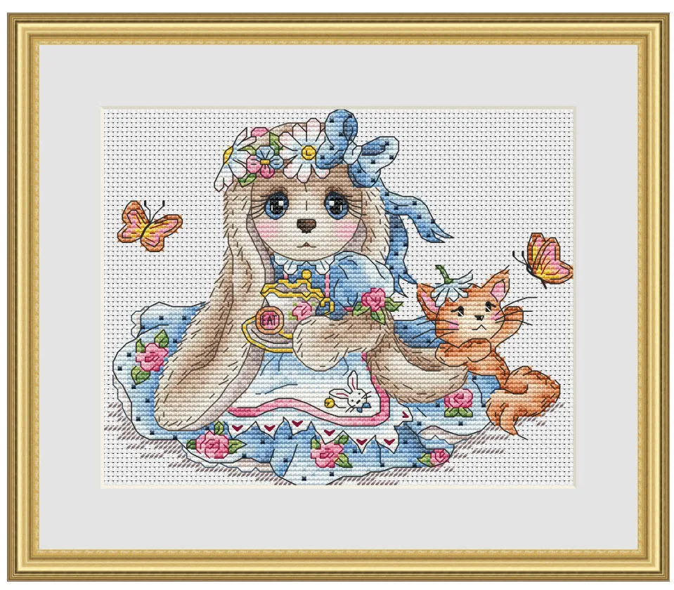 

ZZ1077 Decoration Home Decor New Arrival Homfun Craft Christmas Cross Stich Set NO Hoop Counted DIY Cross Stitch Kit Painting