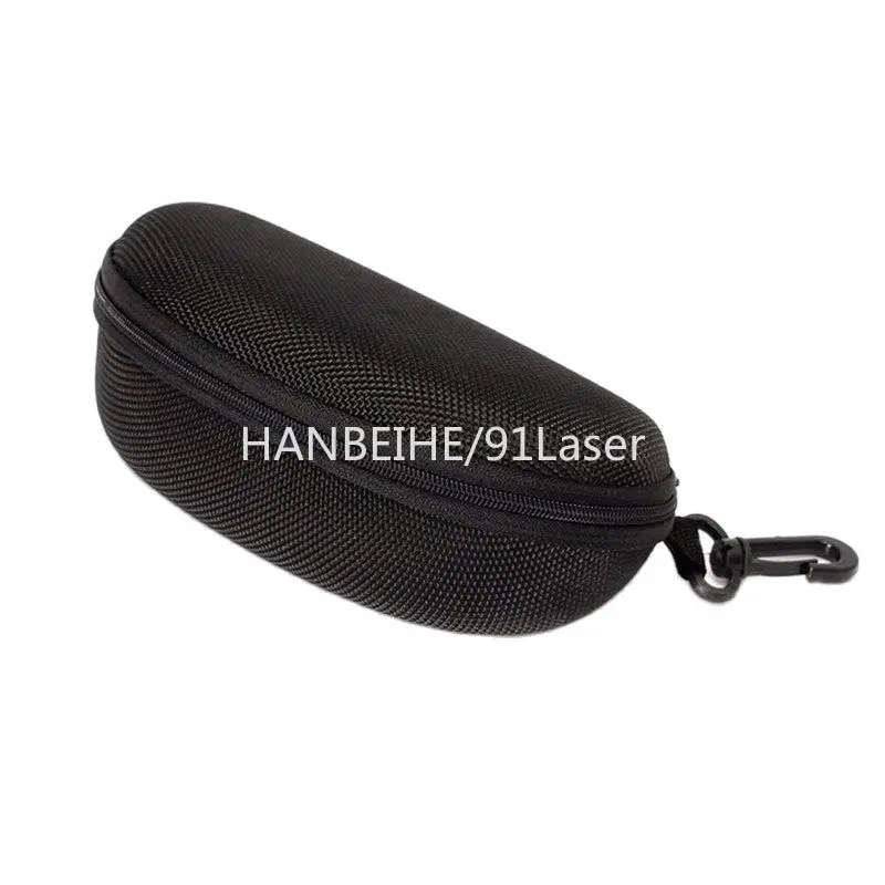 Lunettes de Sécurité Laser Pour 266nm 355nm 808n 980nm 1064nm 1320nm 1470nm 10600nm Lasers Avec Étui Noir Et Tissu de Lentille