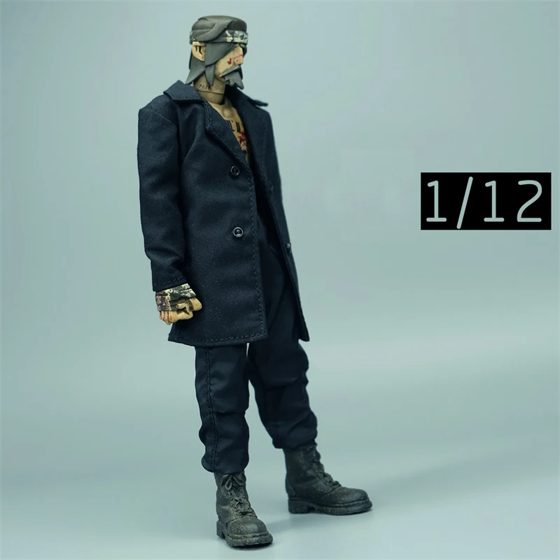 In Stock For Sale 1/6th Man Male Large Long Coat CROWTOYS For Mostly 12inch Doll Soldier Collection