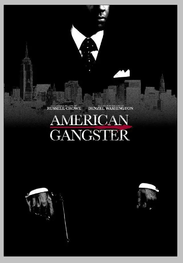 W184 AMERICAN GANGSTER 2007 Classic Movie Denzel Washington Silk Fabric Wall Poster Art Decor Sticker Bright