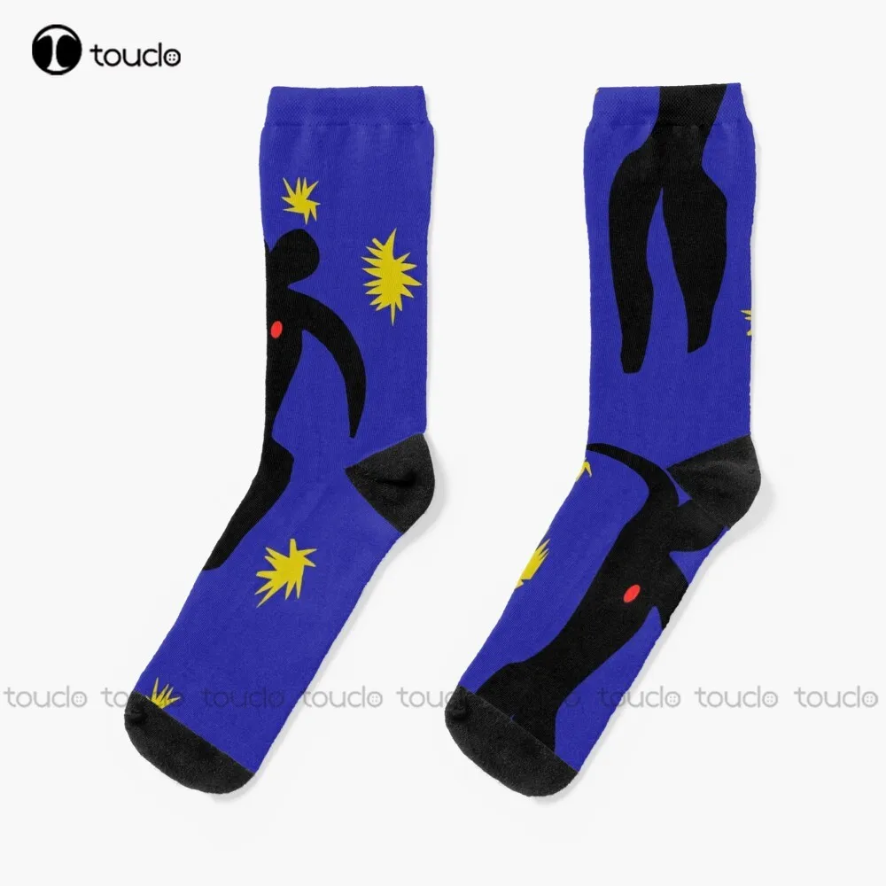 

Matisse Collage Starry Night Socks Work Socks Christmas New Year Thanksgiving Day Gift Unisex Adult Teen Youth Socks Custom