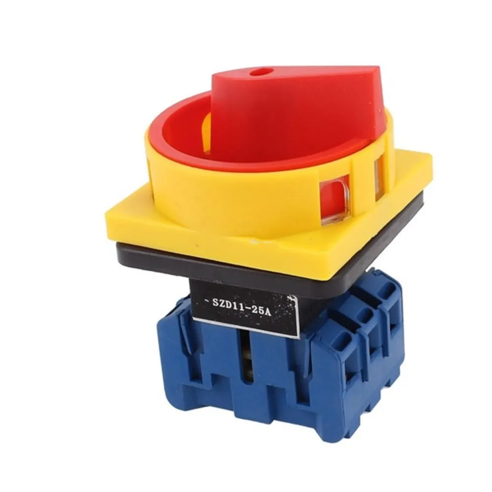

SZD11-25A/32A/40A/63A/80A/100A AC 600V ON/OFF 2 Positions 3 Phase Rotary Cam Changeover Switch