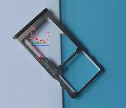 Soporte para tarjeta Sim Original, bandeja con ranura para tarjeta SIM para Doogee S55, novedad de 100%