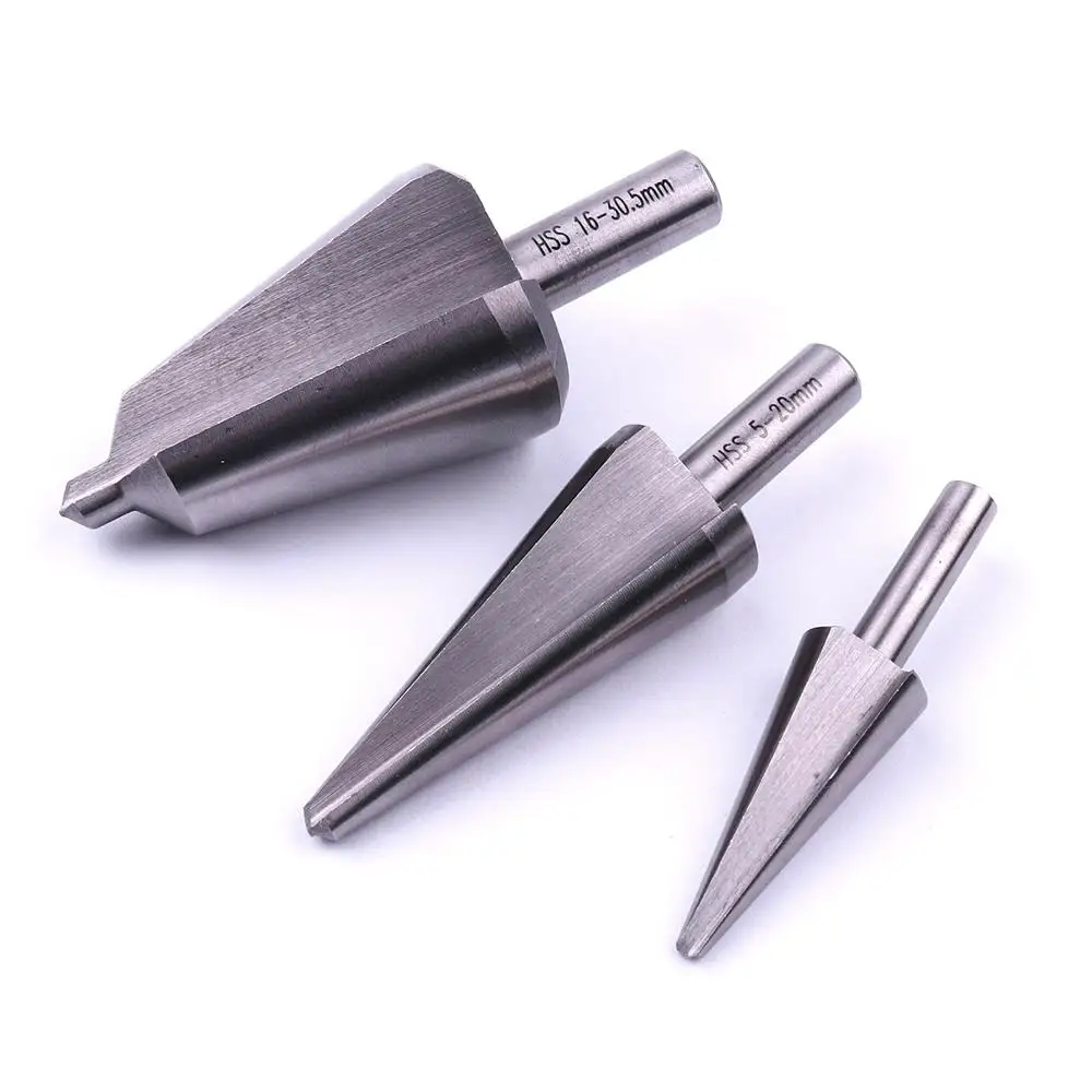 1Pcs 6mm/8mm Shank Umbrella Chamfer Drill HSS Taper Drill Bit Umbrella Cone Cutter 5-20MM 3-14MM