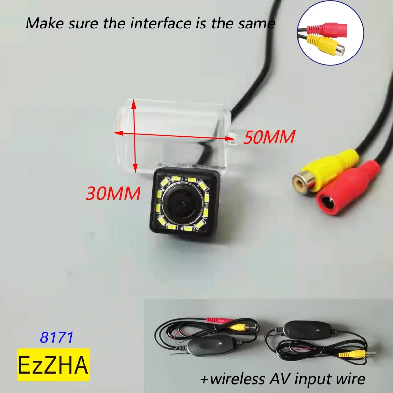 

8 LED light for Mazda 6 3 Mazda6 Mazda3 CX-5 CX-7 CX-9 FAW Besturn B50 X80 Oley Car rear view camera backup Night Vision HD