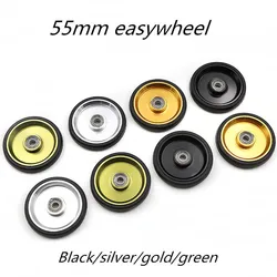 4 colors no logo easy wheel 55mm for brompton bike easywheel gold silver black green