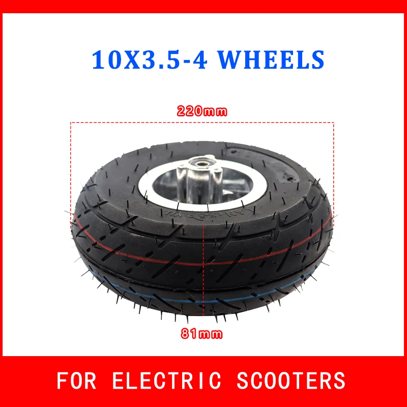 

8.5 Inch 10*3.5-4 10X3.5-4 220X80 Wheels for Electric Scooter Accessories Folding Bicycles