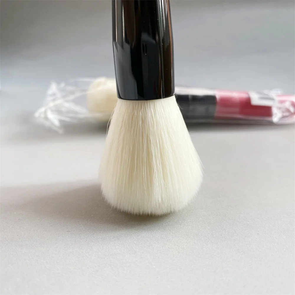 Mini brosse de maquillage pour le visage, rose/noir, format voyage, pour poudre, Blush, produits cosmétiques, outils de beauté