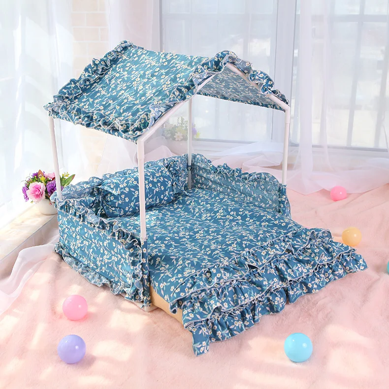 

2020 Creative Pet House Foldable Pets House Cat Home Small Dogs Bed Washable Puppy Cats Indoor Outdoor Kennels Portable Cave Mat