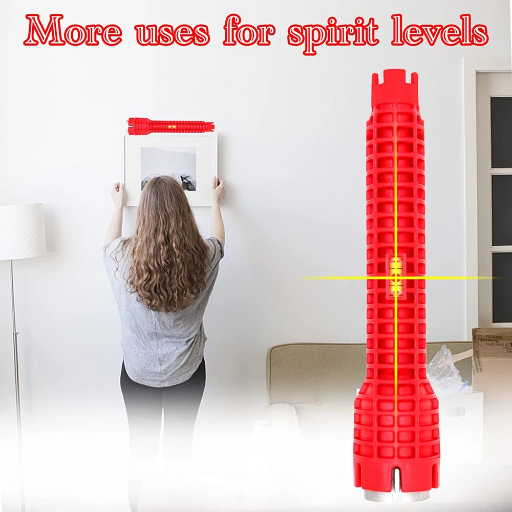 Neue 8 In 1 Multi Key Wildwasserbahn Magie Wrench Sink Sanitär Werkzeuge Magie Schlüssel 8 in 1 Multifunktionale Englisch Schlüssel sanitär Schlüssel Werkzeug – Detail 4
