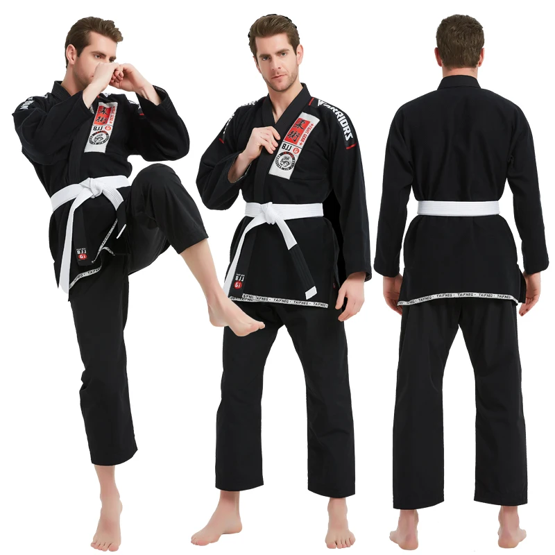 

Brazilian Kimono Jiu Jitsu Suit for Men Women 100% Tear Resistant Fabric 2pcs Shirt+Pants Sleeve Rashguard Jiu Jitsu Gi Game