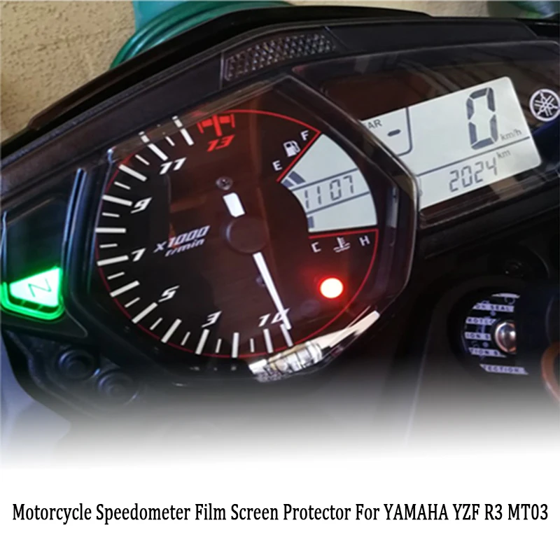 

For YAMAHA YZF R3 MT03 Motorcycle Accessories Cluster Scratch Speedometer Film Screen Protector