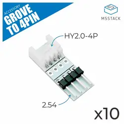 M5Stack Official Connector Grove to 4 Pin (10pcs)